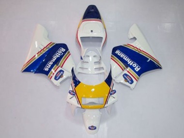 Purchase 1994-1996 Honda NSR250R MC28 P4 Motorcycle Fairings - White Blue Yellow Gold Rothmans Canada