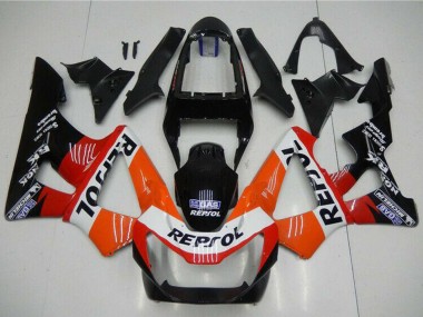 Purchase 2000-2001 Honda CBR900RR 929RR Motorcycle Fairings - Orange White Red Glossy Black Repsol Canada