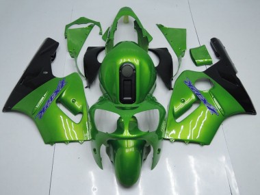 Purchase 2000-2001 Kawasaki ZX12R Motorcycle Fairings - Green Black Blue Canada