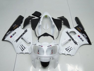 Purchase 2000-2001 Kawasaki ZX12R Motorcycle Fairings - White Black Elf Monster Canada