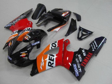 Purchase 2000-2001 Yamaha YZF R1 Motorcycle Fairings - Orange White Red Black Repsol Canada