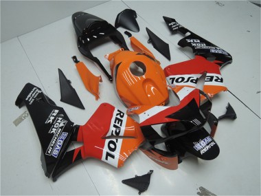 Purchase 2003-2004 Honda CBR600RR Motorcycle Fairing Kits - Orange White Red Glossy Black Repsol Canada