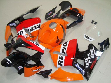 Purchase 2003-2004 Honda CBR600RR Motorcycle Fairing - Orange White Red Glossy Black Repsol Canada