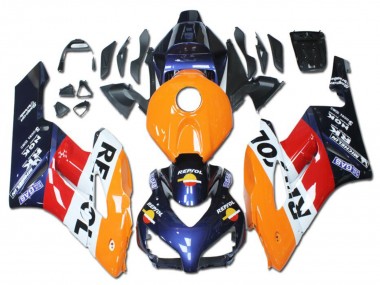 Purchase 2004-2005 Honda CBR1000RR Motorcycle Fairings - Orange Red White Blue Repsol Canada