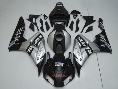 Purchase 2004-2005 Honda CBR1000RR Motorcycle Fairings - Silver Glossy Black Repsol Canada