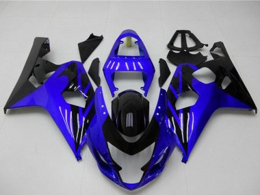 Purchase 2004-2005 Suzuki GSXR 600/750 Motorcycle Fairings - Blue Glossy Black Canada