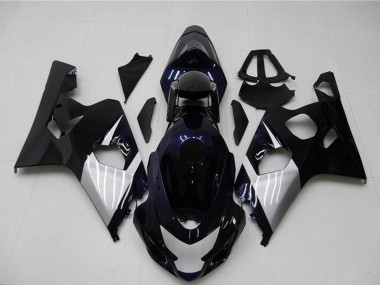 Purchase 2004-2005 Suzuki GSXR 600/750 Motorcycle Fairings - Glossy Black Silver Blue Canada