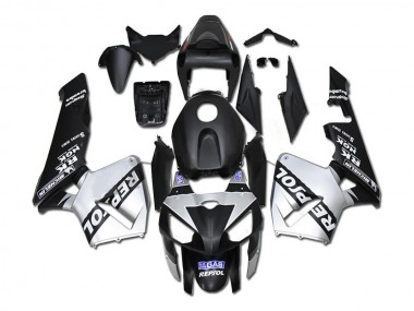 Purchase 2005-2006 Honda CBR600RR Motorcycle Fairings - Black Silver Repsol Canada