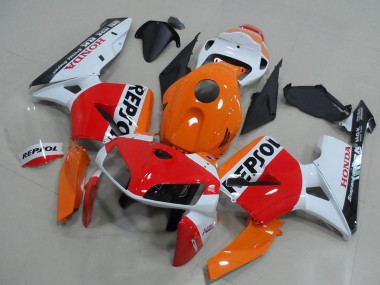 Purchase 2005-2006 Honda CBR600RR Bike Fairings - Orange White Red Glossy Black Repsol Canada