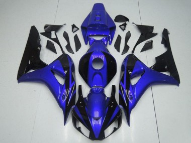 Purchase 2006-2007 Honda CBR1000RR Motorcycle Fairing Kits - Blue Glossy Black Canada