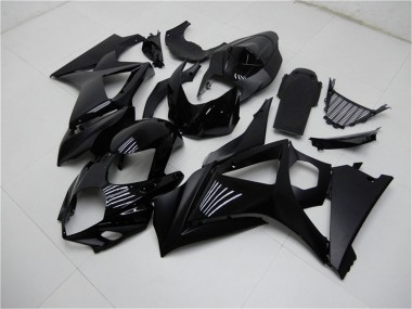 Purchase 2007-2008 Suzuki GSXR 1000 Motorcycle Fairings - Glossy Black Matte Black No Decal Canada