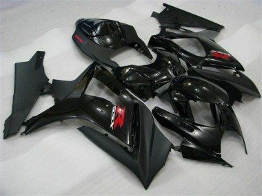 Purchase 2007-2008 Suzuki GSXR 1000 Motorcycle Fairings - Glossy Black Matte Black Red Canada