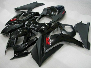 Purchase 2007-2008 Suzuki GSXR 1000 Motorcycle Fairings - Glossy Black Matte Black Red Canada