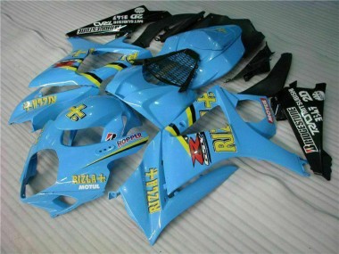 Purchase 2007-2008 Suzuki GSXR 1000 Motorcycle Fairing Kits - Blue Gold Black Rizla Canada