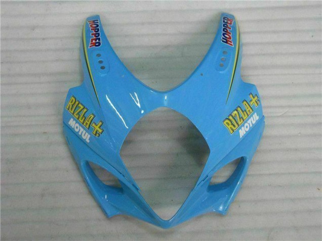 2007-2008 Suzuki GSXR 1000 Motorcycle Fairing Kits - Blue Gold Black Rizla Canada