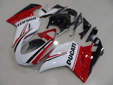 Purchase 2007-2014 Ducati 1098 Motorcycle Fairings - White Red Green Glossy Black Canada