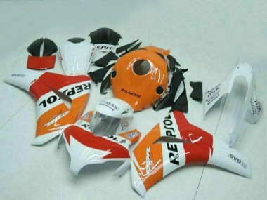 Purchase 2008-2011 Honda CBR1000RR Motorcycle Fairings - Orange White Red Black Repsol Canada