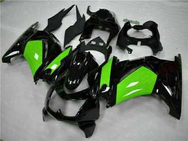 Purchase 2008-2012 Kawasaki EX250 Motorcycle Fairings - Glossy Black Green Canada