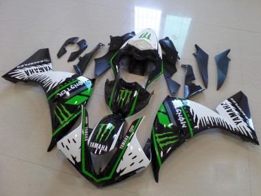 Purchase 2009-2011 Yamaha YZF R1 Motorcycle Fairings - White Blue Black Green Monster Canada