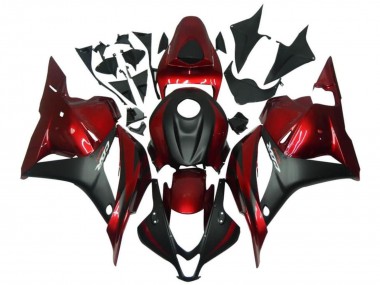 Purchase 2009-2012 Honda CBR600RR Motorcycle Fairings - Red Matte Black Canada