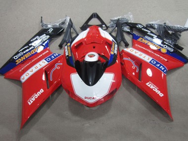 Purchase 2007-2014 Ducati 1098 Motorcycle Fairings - Red White Black Info Strada Advance Canada