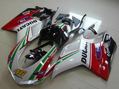 Purchase 2007-2014 Ducati 1098 Motorcycle Fairings - Red White Black Green Tim 46 Canada