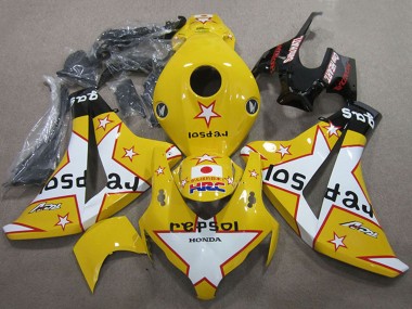 Purchase 2008-2011 Honda CBR1000RR Motorcycle Fairings - Yellow White Glossy Black Star Repsol HRC Canada