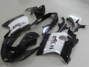 Purchase 1996-2007 Honda CBR1100XX Blackbird Abs Motorcycle Fairings - Glossy Black White West Canada