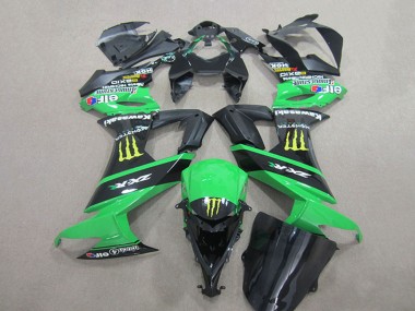 Purchase 2008-2010 Kawasaki ZX10R Motorcycle Fairings - Green Black Yellow Monster Canada