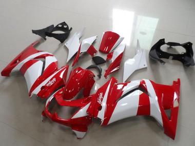 Purchase 2008-2012 Kawasaki ZX250R Motorcycle Fairings - White Red Canada