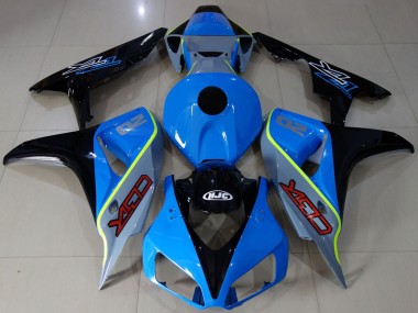 Purchase 2006-2007 Honda CBR1000RR Motorcycle Fairings - Blue Yellow Glossy Black Custom CBR Canada