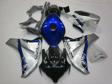 Purchase 2006-2007 Honda CBR1000RR Motorcycle Fairings - Silver Blue Glossy Black TBR Canada