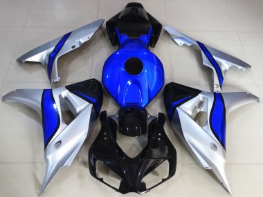 Purchase 2006-2007 Honda CBR1000RR Motorcycle Fairings - Silver Blue Glossy Black Canada