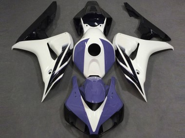 Purchase 2006-2007 Honda CBR1000RR Motorcycle Fairings - White Blue Glossy Black Canada