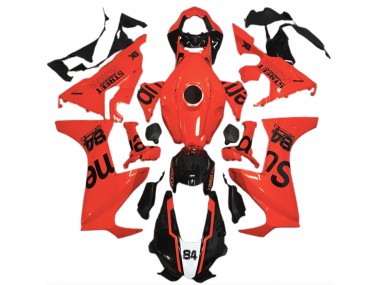 Purchase 2017-2023 Honda CBR1000RR Motorcycle Fairings - Red Glossy Black Street Flava Canada