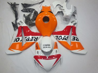 Purchase 2008-2011 Honda CBR1000RR Motorcycle Fairings - Orange White Red Glossy Black Repsol Canada