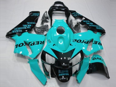 Purchase 2003-2004 Honda CBR600RR Motorcycle Fairings - Light Blue Glossy Black Repsol Canada
