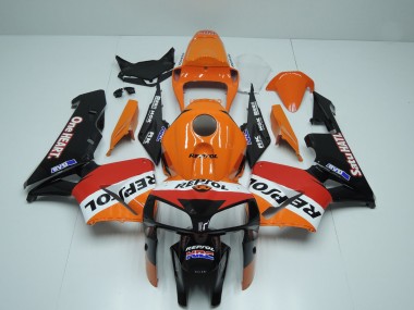 Purchase 2005-2006 Honda CBR600RR Motorcycle Fairings - Orange Red White Black One Heart Repsol Canada