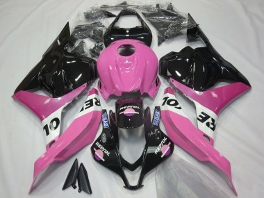 Purchase 2009-2012 Honda CBR600RR Motorcycle Fairings - Pink White Glossy Black Repsol Canada