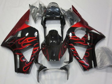 Purchase 2002-2003 Honda CBR954RR Motorcycle Fairings - Glossy Black Red Flame Canada