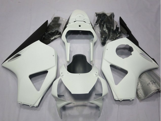 2002-2003 Honda CBR954RR Motorcycle Fairings - White Glossy Black Canada