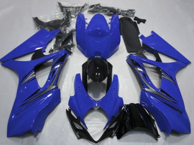 Purchase 2007-2008 Suzuki GSXR 1000 Motorcycle Fairings - Blue Glossy Black OEM Style Canada