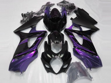 Purchase 2007-2008 Suzuki GSXR 1000 Motorcycle Fairings - Glossy Black Purple Canada