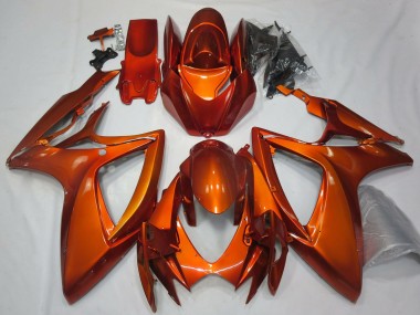 Purchase 2006-2007 Suzuki GSXR 600 / GSXR 750 Motorcycle Fairings - Burnt Orange Canada