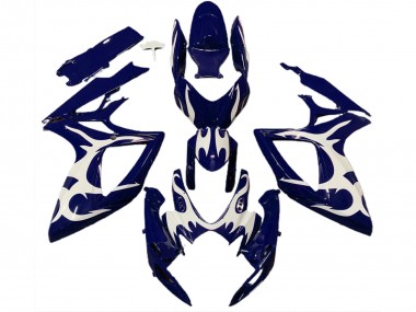 Purchase 2006-2007 Suzuki GSXR 600 / GSXR 750 Motorcycle Fairings - Dark Blue White Design Canada