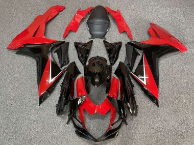 Purchase 2011-2024 Suzuki GSXR 600 / GSXR 750 Abs Motorcycle Fairing - Red Glossy Black Canada