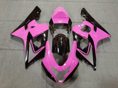 Purchase 2004-2005 Suzuki GSXR 600 / GSXR 750 Motorcycle Fairings - Pink Glossy Black Canada