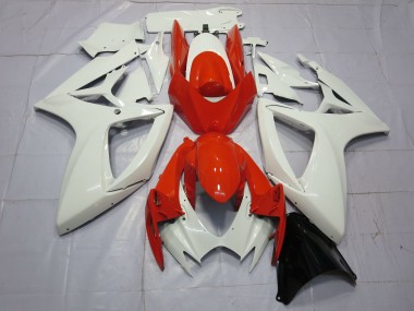 Purchase 2006-2007 Suzuki GSXR 600 / GSXR 750 Motorcycle Fairings - White Red Canada
