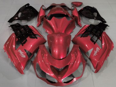 Purchase 2012-2024 Kawasaki ZX14R ZZR1400 Motorcycle Fairings - Red Black Canada