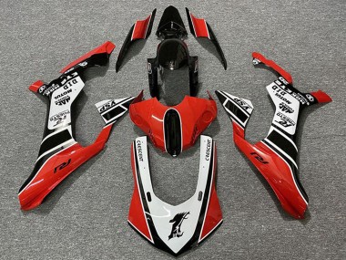 Purchase 2015-2019 Yamaha R1 Motorcycle Fairings - White Red Glossy Black Motul YSP Canada